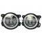 30w RGB car led fog light with DRL for jeep JK bumper fog lamp J023-5RGB