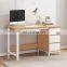 computer desk bedroom furniture space saving wooden small simple modern home study computer desk with storage