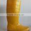 yellow PVC Boots / pvc rain boots /pvc safety rain boots with men