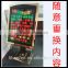 LED display stand signStainless steels floor stand/Light Emitting Diode pop board_advertising stand signs