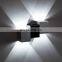 Nordic Modern Black Metal Wall Mounted Sconce Lamps LED Indoor Hotel Decorative Wall Light
