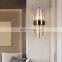 Post modern Nordic wall lamp living room bedside table corridor staircase study lighting hotel hall art crystal lamp