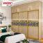 Cheap bedroom sliding wardrobe design aluminium door