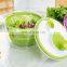 High Quality Kitchen Accessories Plastic Vegetable Small Collapsible Salad Spinner
