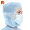 Non Woven Disposable Full Head Cap Hair Net Beard Cover Astronaut Cap with Mask