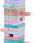 54 Pieces Classic Building Blocks Stacking Tumbling Tower for Children Family Fun Game