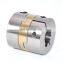 DINGJIAN Oldham Coupling Transmit Torque Rotate Cnc Stainless Steel Bronze Clamp Type Coupler Model CHCBG-S