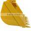 345 excavator bucket standard bucket 2.1 3.2 2.3 2.4cbm application for CAT345 excavator