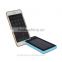 2015 new design waterproof 8000mah solar power bank charger