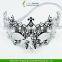 Silver Metal Eye Mask Delicate Venetian Filigree Mask Masquerade Diamante Ball Prom Halloween