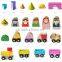 Yunhe Factory Popular Products Wooden Train Set With Accessories