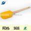 Wooden Handle Silicone Baker Spatula Set