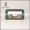 Customized GREEN color matching leather card protector