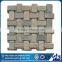 china gold color stone mosaic tile