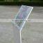 white color acrylic brochure holder, high quality acrylic magazine holder