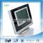 Wireless weather station with displays and transmits temperature readings for intelligent home life