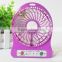 3 Speed Rechargeable Table mini standing Fan Portable and Compact Mini Personal Hand-held Fan for Home and Travel