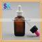 30ML amber glass dropper bottles with child tamper proof cap