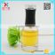 Custom you own special shaped design empty clear nail polish glass bottle for cosmetic packaging