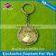 Antique bronze plated 3D metal Pakistan eagle keychain for sale