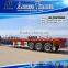 40ft 3 axle flatbed container semi trailer/Hot timber semi trailer, flatbed timber trailer