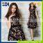 Factory Price Beautiful Brand Name Lady One-piece Dress Designs Ladies