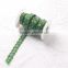 Classic style green glass beads beaded sew on ribbon lace trimming