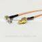 Wholesale price RP-SMA female to CRC9 male right angle Pigtail Cable 15CM RG316