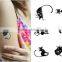 New star permanent foil tattoo sticker whole for women