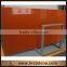 Man made dark orange quartz slabs hot sale