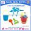 Plastic sand mold beach play set toy