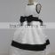 high quality sleeveless white-black stripes little girl special occasion dress child's satin lace dresses children kid's wear                        
                                                Quality Choice