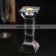 Decoration Crystal Candlesticks Tall Black Crystal Candlesticks