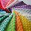 Only 50mts MOQ 100% Polyester Super Soft Breathable Minky Cuddle Dimple Fabric Quality Choice