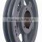 dual and double V-belt pulleys 2 groove