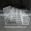 Clear Acrylic 24 Trapezoid Holder Display Stand Cosmetic Organizer Makeup Case