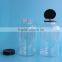 clear PET Pharmaceutical plastic packaging bottle 500ml, 500cc medicine pill capsule bottle with tearing cap