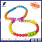 Colorfuls silicone necklace beads,baby chew necklace,amber teething necklaces wholesale