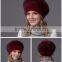 Beanies Knitted Beanie /Custom Beanie Hats/winter mink fur hat
