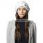 Hot sale special design winter knitted beanie hat crochet women's hat