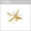 Gold color metal bobby pin for children / hairgrips
