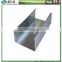Galvanized steel C channel for drywall partition