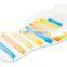 Inflatable folding lounge with transparent top and colorful I beam construction