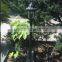 outdoor garden pole lantern/plastic street light/standing gate light