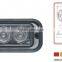 E-MARK R10 LED Strobe Lightheads/LED Emergency Flash Strobe light /Dash light /Grille light (SR-LS-LD-3I),1W Spotlight LENs