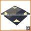 black cardboard flat pack shirt box folding