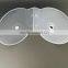 19G Portable Clear Slim Clam Shell Case PP CD Packaging