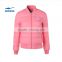 ERKE wholesale solid color full zip brand baseball collar womens feather goose winter down jacket without hood