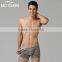 MC CLAYN Ultra-thin Seamless Silk Viscose Soft Comfortable Sexy Male Leopard Print Boxers Panties Underwears