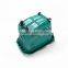 Convenience Double Handle Plastic Shopping Basket With Wheels